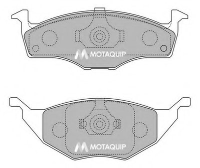 Комплект тормозных колодок, дисковый тормоз MOTAQUIP купить