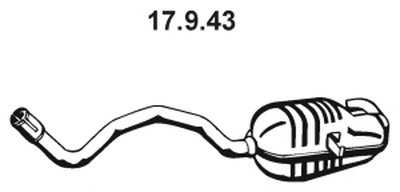Глушитель выхлопных газов конечный EBERSPÄCHER купить