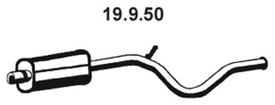 Средний глушитель выхлопных газов EBERSPÄCHER купить