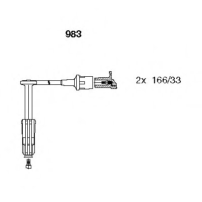 Провода зажигания MB Sprinter 901-904 95-06 (к-кт)