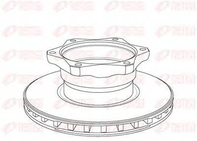 Тормозной диск Heavy Duty Brake Disc REMSA купить