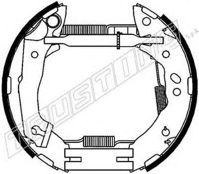 Комплект тормозных колодок FAST KIT TRUSTING купить