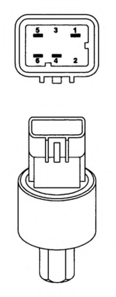 Датчик давления кондиционера Opel Vectra B 1.6-2.6 95-03