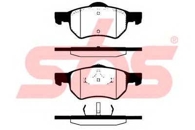 Комплект тормозных колодок, дисковый тормоз sbs купить