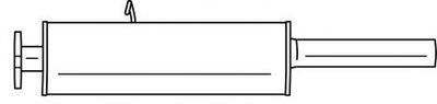 Средний глушитель выхлопных газов SIGAM купить
