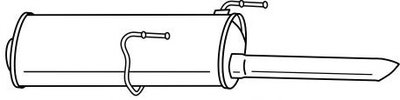 Глушитель выхлопных газов конечный SIGAM купить