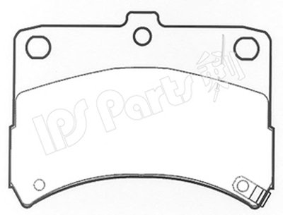 Комплект тормозных колодок, дисковый тормоз IPS Parts IPS Parts купить