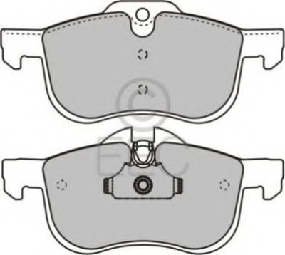 Комплект тормозных колодок, дисковый тормоз EEC купить