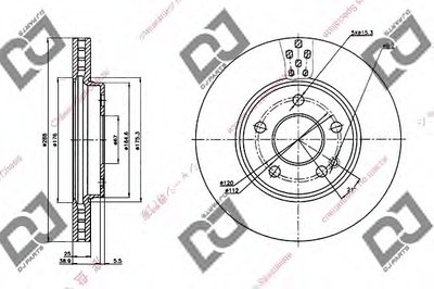 Тормозной диск DJ PARTS купить