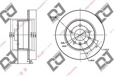 Тормозной диск DJ PARTS купить