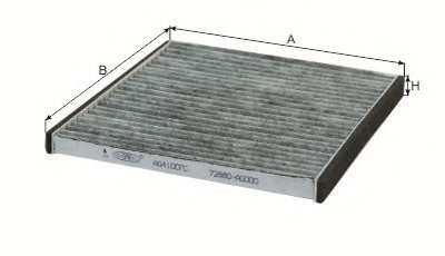Фильтр, воздух во внутренном пространстве Cabin filter (Charcoal) for TOYOTA/SUBARU/LEXUS GOODWILL купить