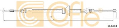 Трос, стояночная тормозная система COFLE Придбати