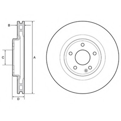 Тормозной диск DELPHI купить