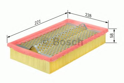 Воздушный фильтр BOSCH купить
