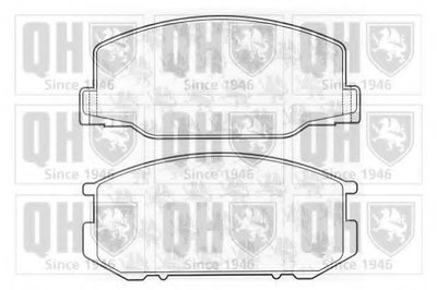 Комплект тормозных колодок, дисковый тормоз QUINTON HAZELL купить