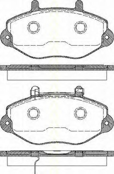 Комплект тормозных колодок, дисковый тормоз TRISCAN купить