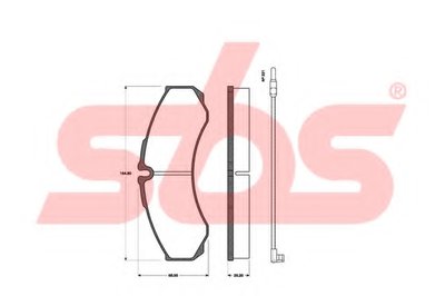 Комплект тормозных колодок, дисковый тормоз sbs купить