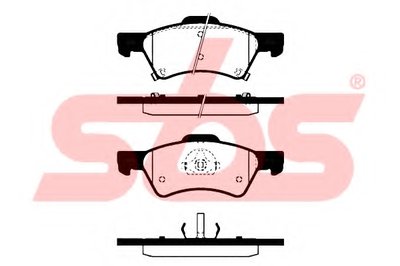 Комплект тормозных колодок, дисковый тормоз sbs купить