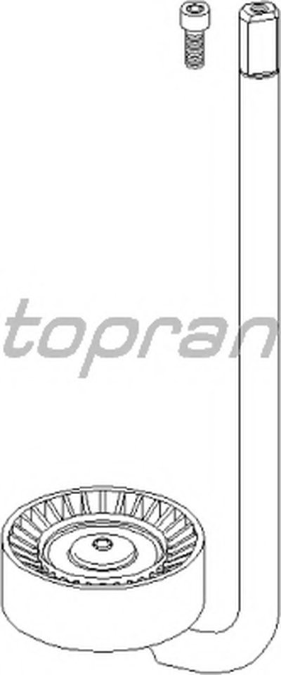 Натяжной ролик, поликлиновой  ремень TOPRAN купить