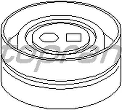 Натяжной ролик, ремень ГРМ TOPRAN купить