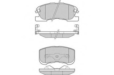 Комплект тормозных колодок, дисковый тормоз E.T.F. купить