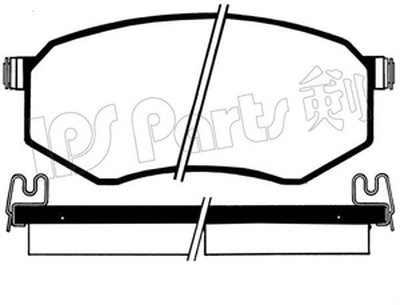 Комплект тормозных колодок, дисковый тормоз IPS Parts IPS Parts купить