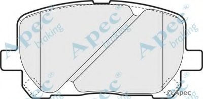 Комплект тормозных колодок, дисковый тормоз APEC braking купить