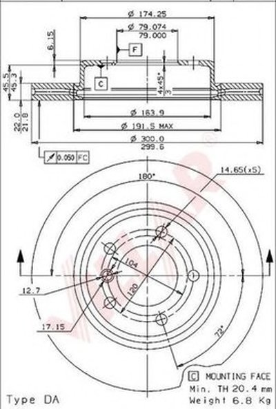 Тормозной диск COATED DISC LINE VILLAR купить