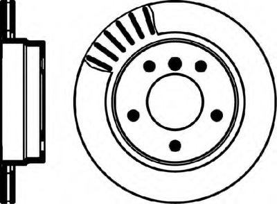 Диск тормозной (задний) BMW 3 (E36/E46) 95-05 (276x19) PRO