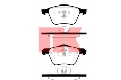 Комплект тормозных колодок, дисковый тормоз NK купить