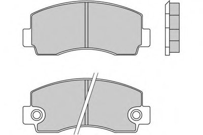 Комплект тормозных колодок, дисковый тормоз E.T.F. купить