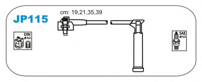 Комплект проводов зажигания JANMOR купить