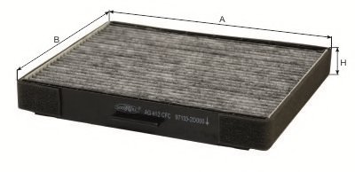 Фильтр, воздух во внутренном пространстве Cabin filter (Charcoal) for HYUNDAI/KIA GOODWILL купить