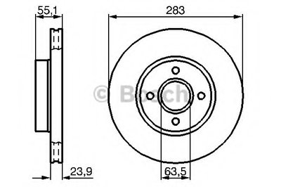 Тормозной диск BOSCH купить
