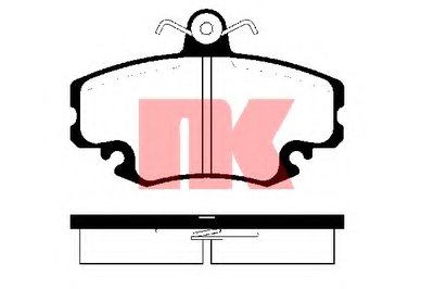 Комплект тормозных колодок, дисковый тормоз NK Придбати
