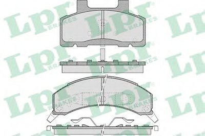 Комплект тормозных колодок, дисковый тормоз LPR купить