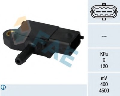 Датчик давления выхлопных газов Opel Combo 1.3CDTI 16V 05-