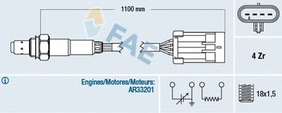 Лямда-зонд FAE купить