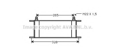 масляный радиатор, двигательное масло AVA QUALITY COOLING купить