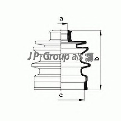 Комплект пылника, приводной вал QH JP GROUP купить