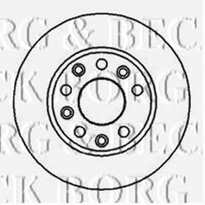 Тормозной диск BORG & BECK купить