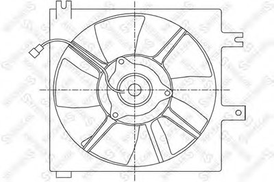Вентилятор, охлаждение двигателя STELLOX купить