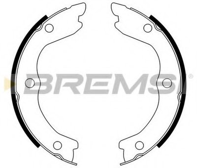Комплект тормозных колодок, стояночная тормозная система BREMSI купить