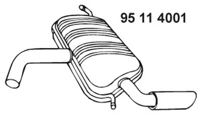 Глушитель выхлопных газов конечный EBERSPÄCHER купить