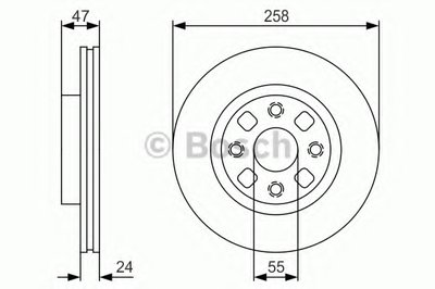 Тормозной диск BOSCH купить