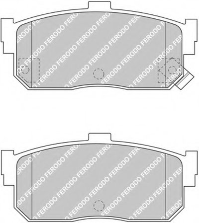 Комплект тормозных колодок, дисковый тормоз PREMIER FERODO купить