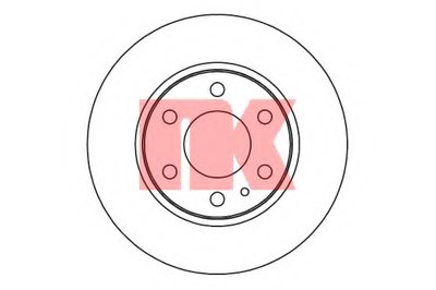Тормозной диск NK купить