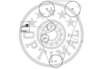 Комплект ремня ГРМ OPTIMAL купить