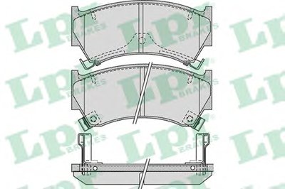 Комплект тормозных колодок, дисковый тормоз LPR купить