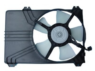 Вентилятор радиатора Suzuki Swift 1.3-1.6/1.3DDis 05- (с диффузором)